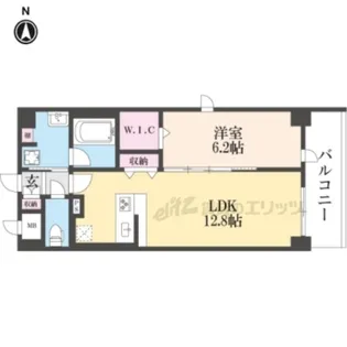 Raffine京都上鳥羽【4階】の間取り