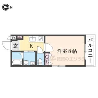 KOTOステージ伏見稲荷【2階】の間取り