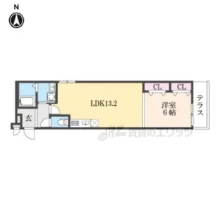 ハルミール忍ケ丘【1階】の間取り