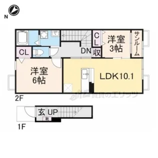 EQUAS【2階】の間取り