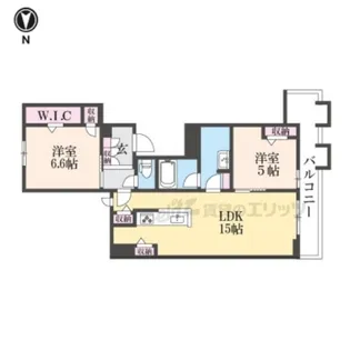 シャーメゾングランフェリス【3階】の間取り