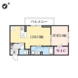 Dレジデンス東近江【3階】の間取り