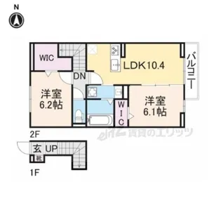 ピュアフィールド【205号室】の間取り