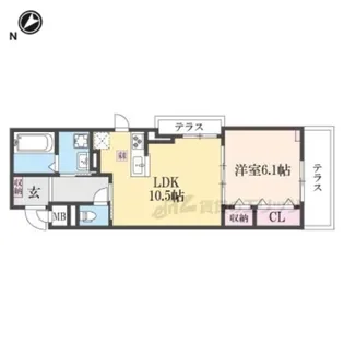 Nobel Dignity【2階】の間取り