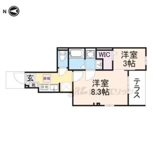 アビアント【1階】の間取り