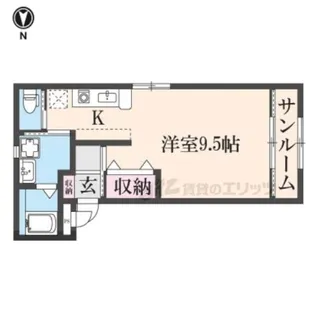 Nice【102号室】の間取り