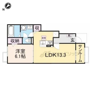 UO【1階】の間取り