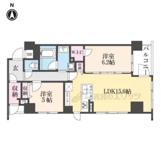 STANDZ河原町五条【7階】の間取り