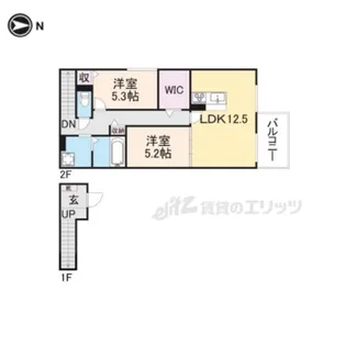 サンフロー? A棟【2階】の間取り