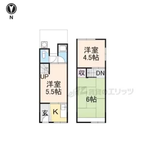 京都府向日市森本町下森本【一戸建】の間取り
