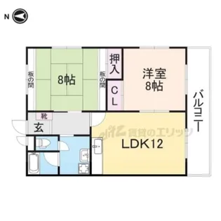 メゾンフルール【201号室】の間取り