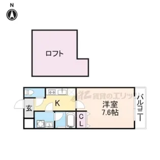 ハートハイム【2階】の間取り
