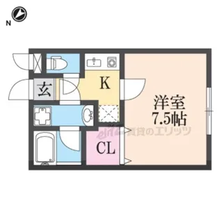 LIBRA【11号室】の間取り