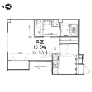 クシェル北山【2階】の間取り