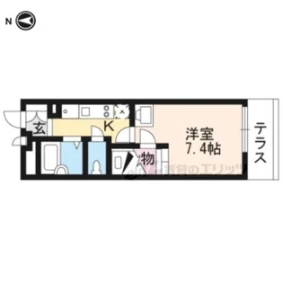 レオパレスAYOKA【1階】の間取り