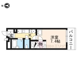 レオパレスAYOKA【4階】の間取り