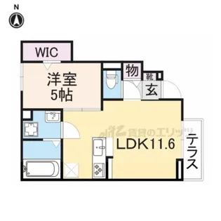 フォレストパーク瀬田【1階】の間取り