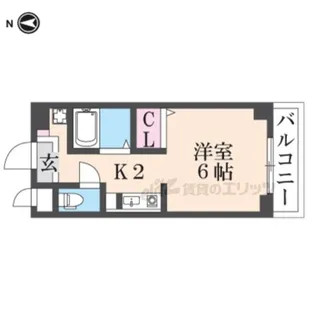 クレセント辻井【3階】の間取り