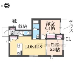 マイトリーハイムA【1階】の間取り