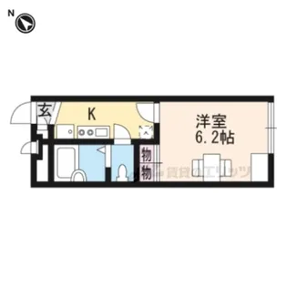 レオパレスエム・エム【101号室】の間取り