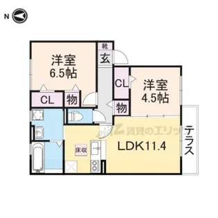 シャルム【2階】の間取り