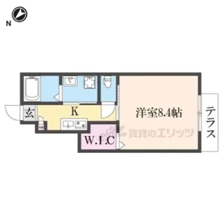 Bellissimo【B 102号室】の間取り