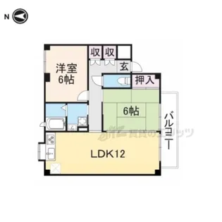 ローズコート【2階】の間取り