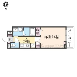 サニーサイド・レオ【3階】の間取り