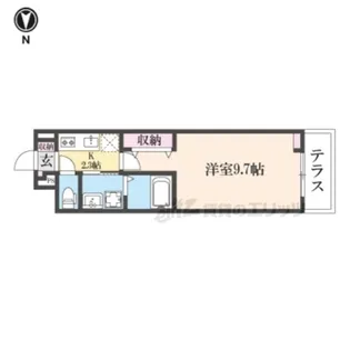 サニーサイド・レオ【1階】の間取り