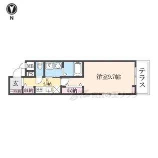 サニーサイド・レオ【1階】の間取り