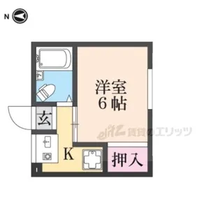 サマックスプロムナード【1階】の間取り