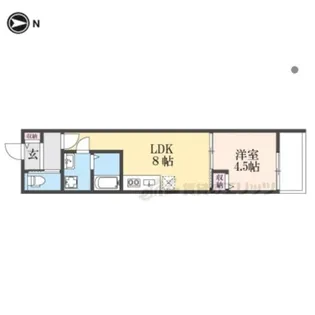 クレアール東岡町【3階】の間取り