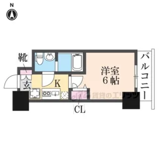 アリビオ立花?【9階】の間取り