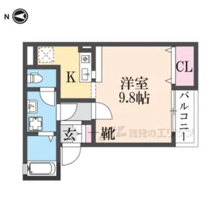 サニーコートオオクボ【2階】の間取り