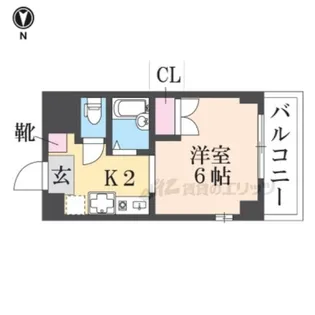 エンデバー武庫之荘【103号室】の間取り
