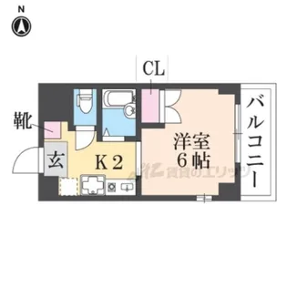 エンデバー武庫之荘【3階】の間取り