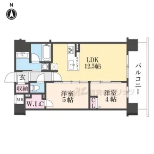 スタンズ河原町五条【11階】の間取り