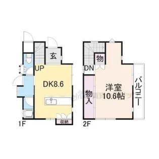 滋賀県大津市国分1丁目【一戸建】の間取り