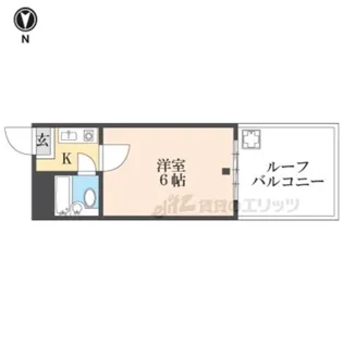香里さくらハイツ?【505号室】の間取り