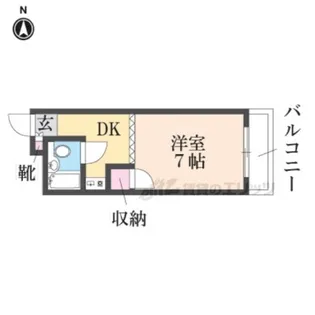 アロウンキャッスル【2階】の間取り