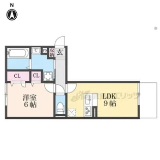 BRANSIA膳所【3階】の間取り