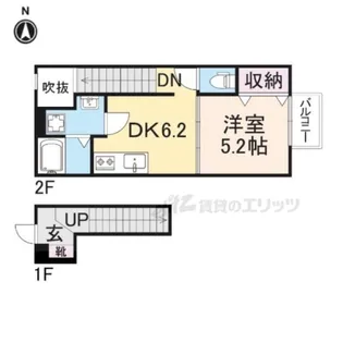 ベルオーブ?【2階】の間取り