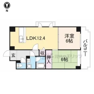 デルニエアン【4階】の間取り