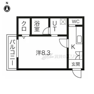 KTIレジデンス杭瀬【303号室】の間取り