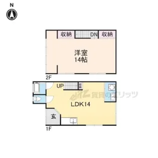 奈良県大和高田市中三倉堂2丁目【一戸建】の間取り