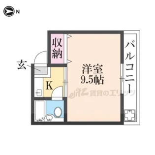 アペックスハイツ・ユニ【3階】の間取り