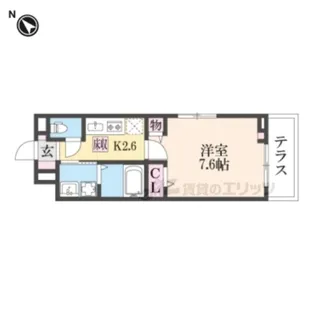 ハーモニーハウス【1階】の間取り