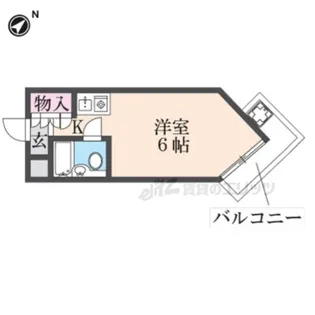1Kの間取り画像