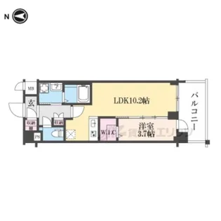 アドバンス京都クラッセ【4階】の間取り