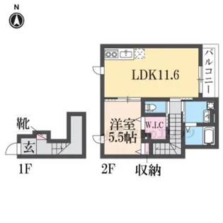 グランディオ【2階】の間取り